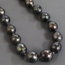 画像6: バロックパールネックレス K14WG金具 9.4-11.8mm 42cm (6)
