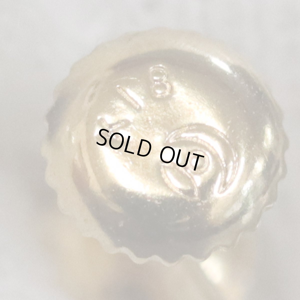 画像6: タサキ K18パールイヤリング 7.2mm 2.4g (6)