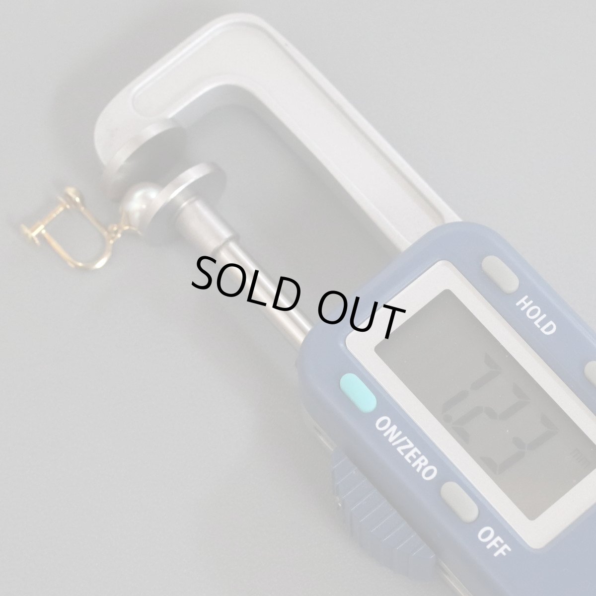 画像7: タサキ K18パールイヤリング 7.2mm 2.4g (7)