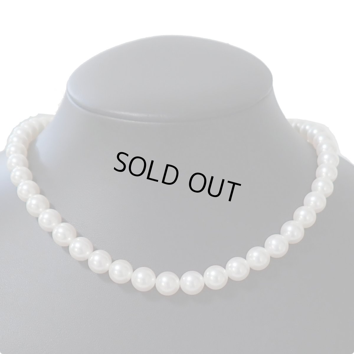 画像2: タサキ パールネックレス シルバー金具 8.5-8.9mm 39cm 内箱 (2)