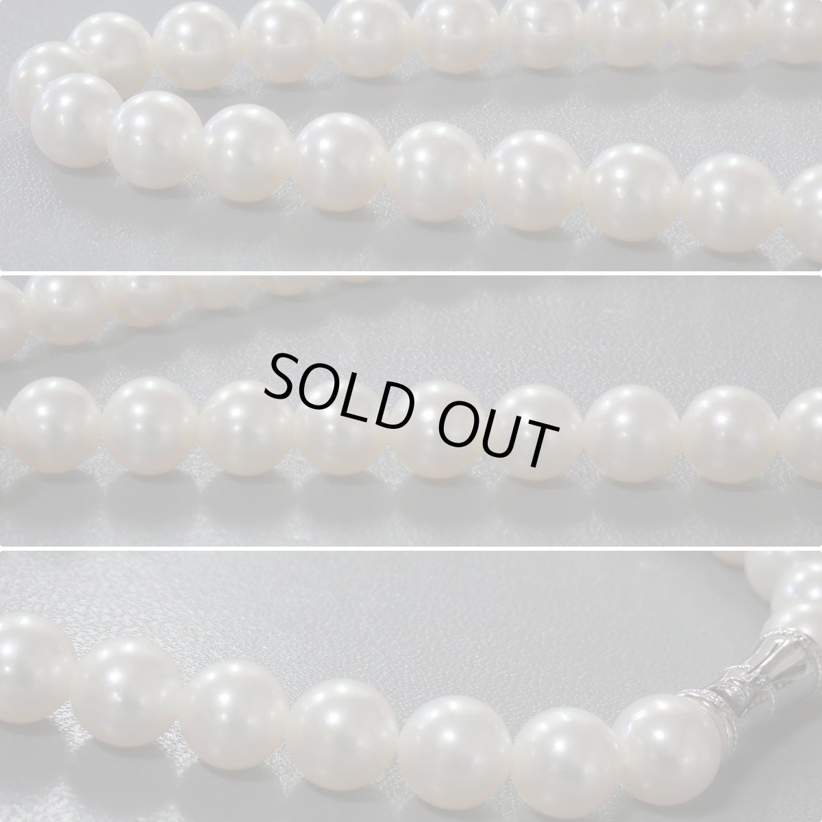 画像4: タサキ パールネックレス シルバー金具 8.5-8.9mm 39cm 内箱 (4)