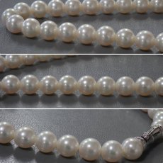 画像4: タサキ パールネックレス シルバー金具 8.5-8.9mm 39cm 内箱 (4)