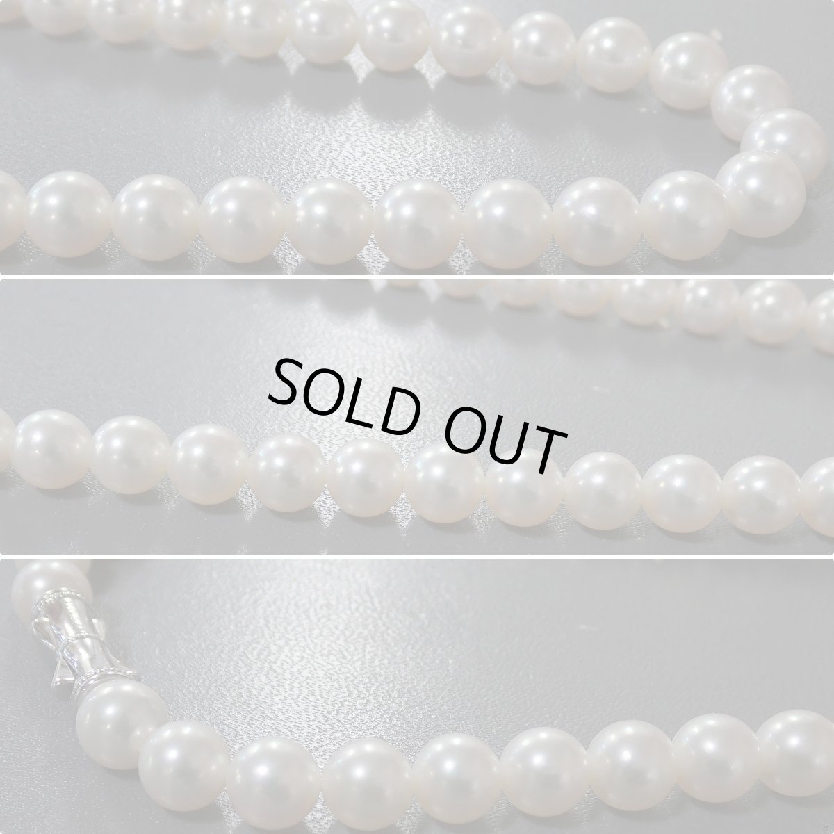 画像5: タサキ パールネックレス シルバー金具 8.5-8.9mm 39cm 内箱 (5)