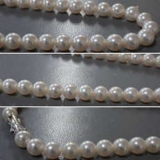 画像5: タサキ パールネックレス シルバー金具 8.5-8.9mm 39cm 内箱 (5)