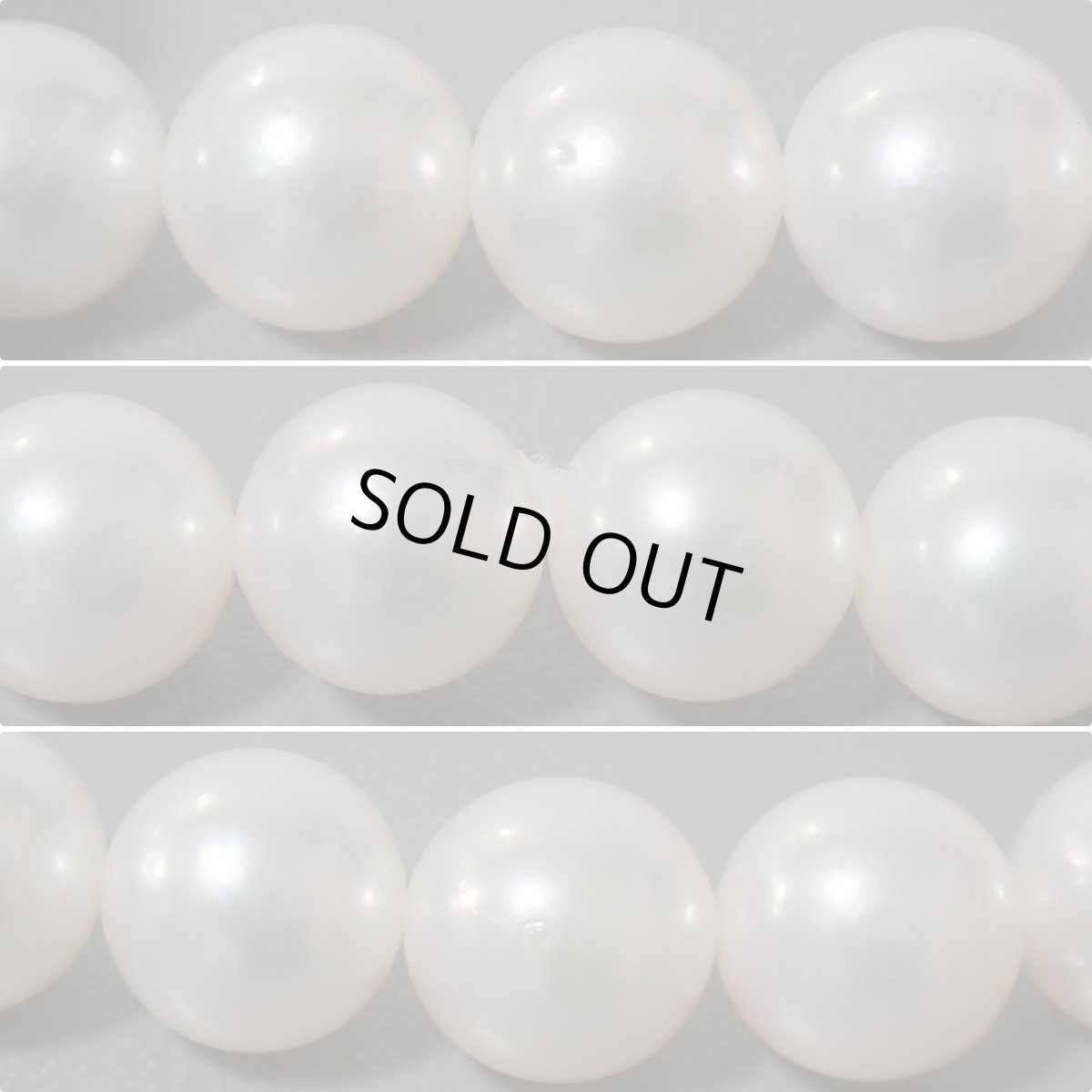 画像7: タサキ パールネックレス シルバー金具 8.5-8.9mm 39cm 内箱 (7)