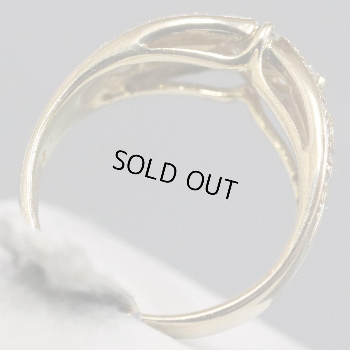 画像5: K18ダイヤモンドリング プリンセスカット D1.00 5.9g #13 (5)