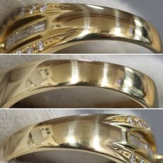 画像6: K18ダイヤモンドリング プリンセスカット D1.00 5.9g #13 (6)