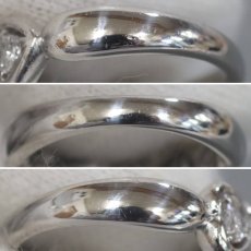画像6: Pt900ダイヤモンドリング ハートシェイプ D0.56 8.2g #10 (6)