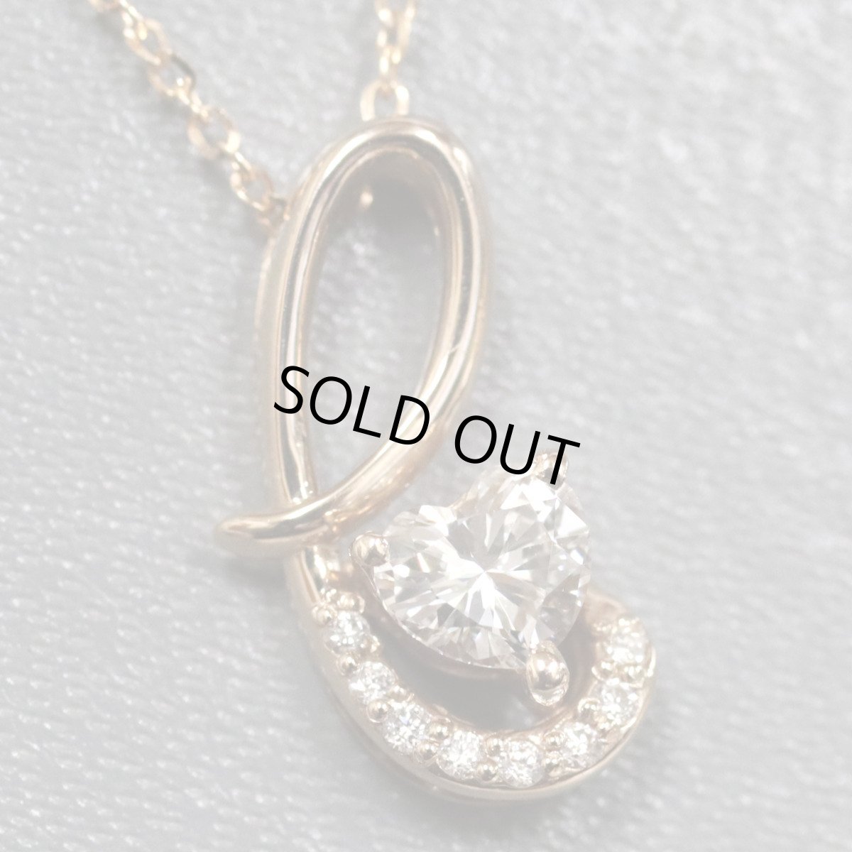 画像1: K18ダイヤモンドネックレス D0.310 D0.03 2.4g AJ付44cm (1)