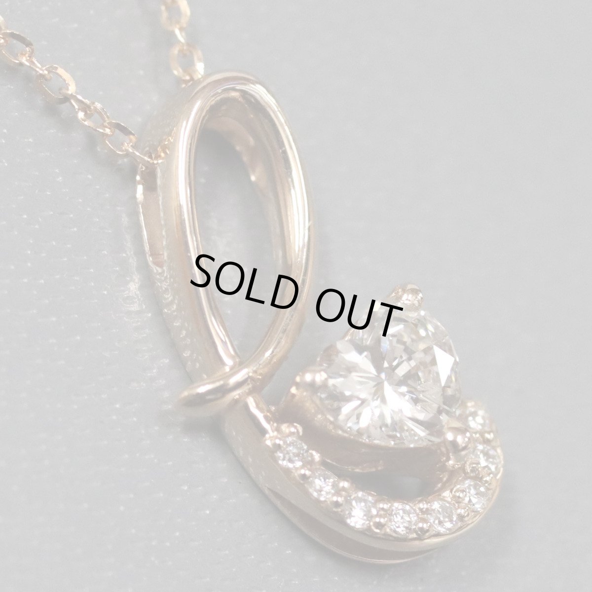 画像3: K18ダイヤモンドネックレス D0.310 D0.03 2.4g AJ付44cm (3)