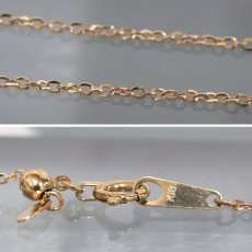 画像7: K18ダイヤモンドネックレス D0.310 D0.03 2.4g AJ付44cm (7)