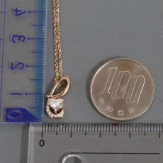 画像9: K18ダイヤモンドネックレス D0.310 D0.03 2.4g AJ付44cm (9)