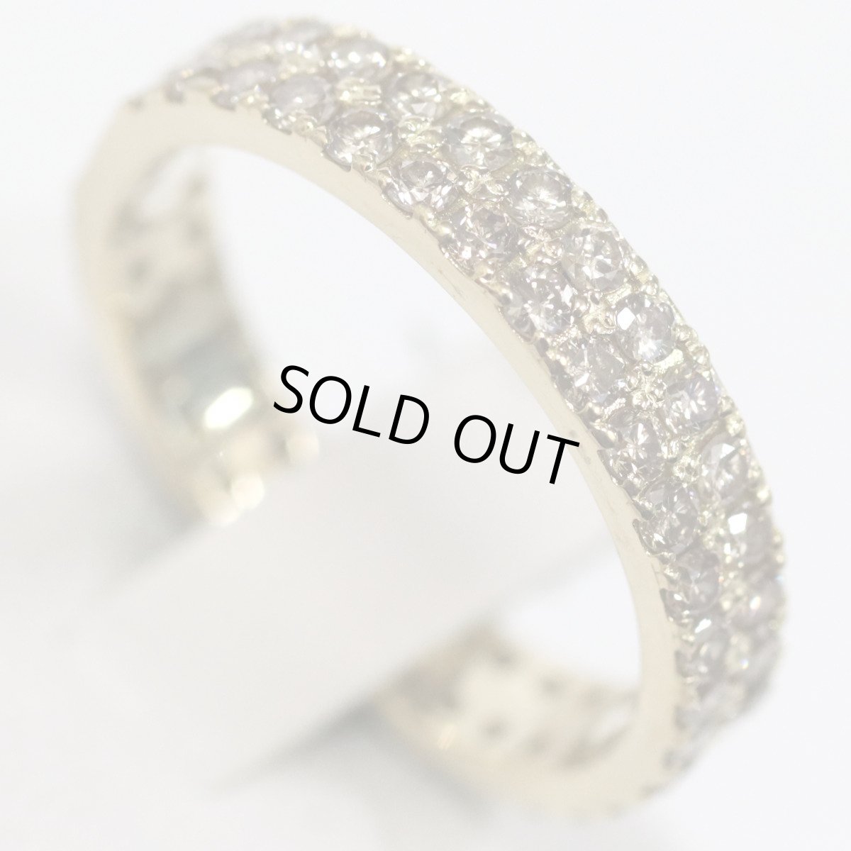 画像3: K18ダイヤモンドリング フルエタニティリング D1.50 4.6g #17 (3)