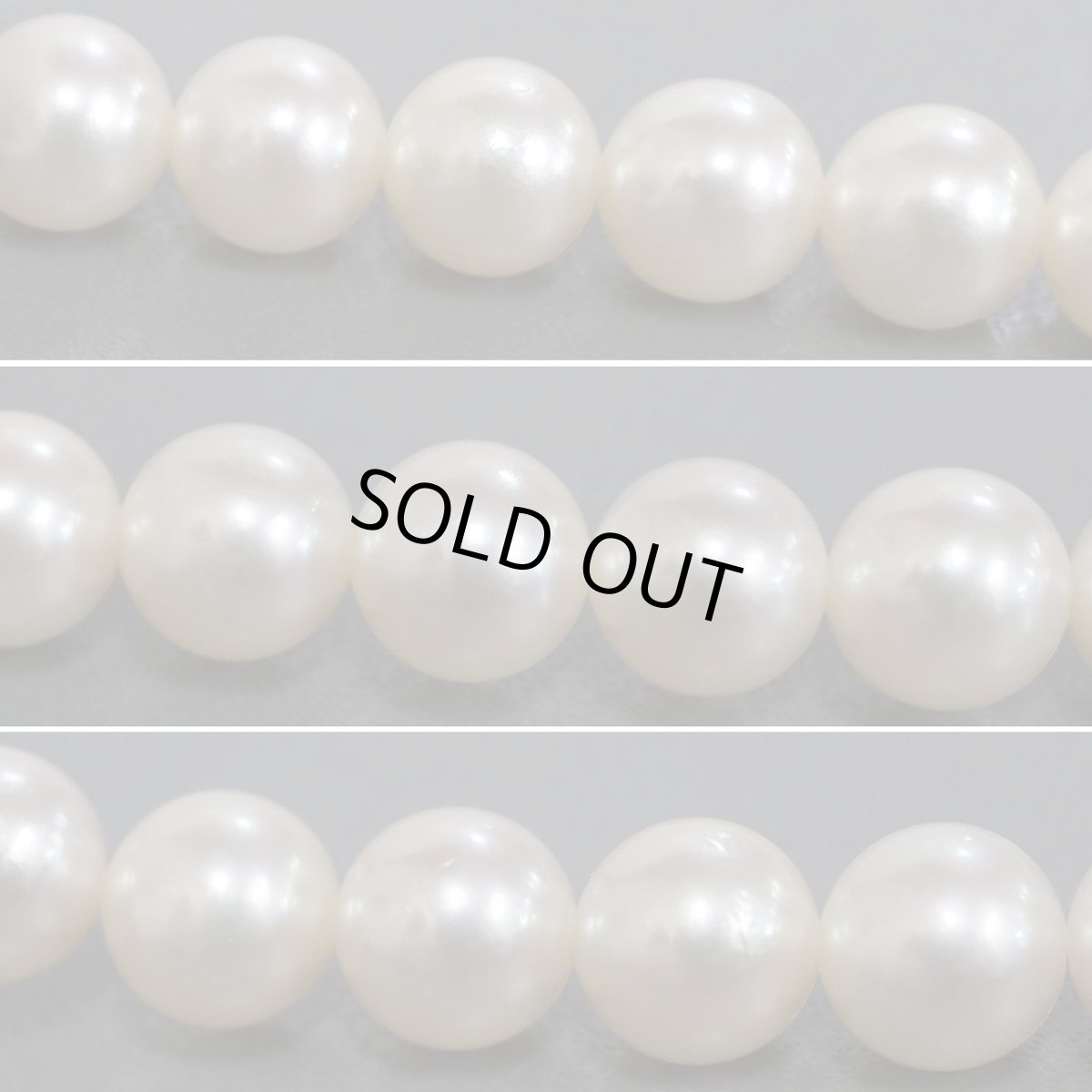 画像7: パールネックレス シルバー金具 8.0-8.4mm 鑑別書 (7)