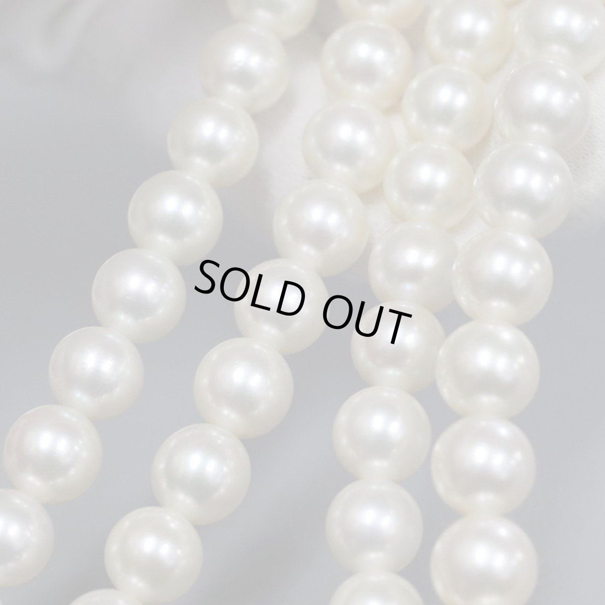 画像5: ロングパールネックレス K14金具 8.5-9.0mm 106cm (5)