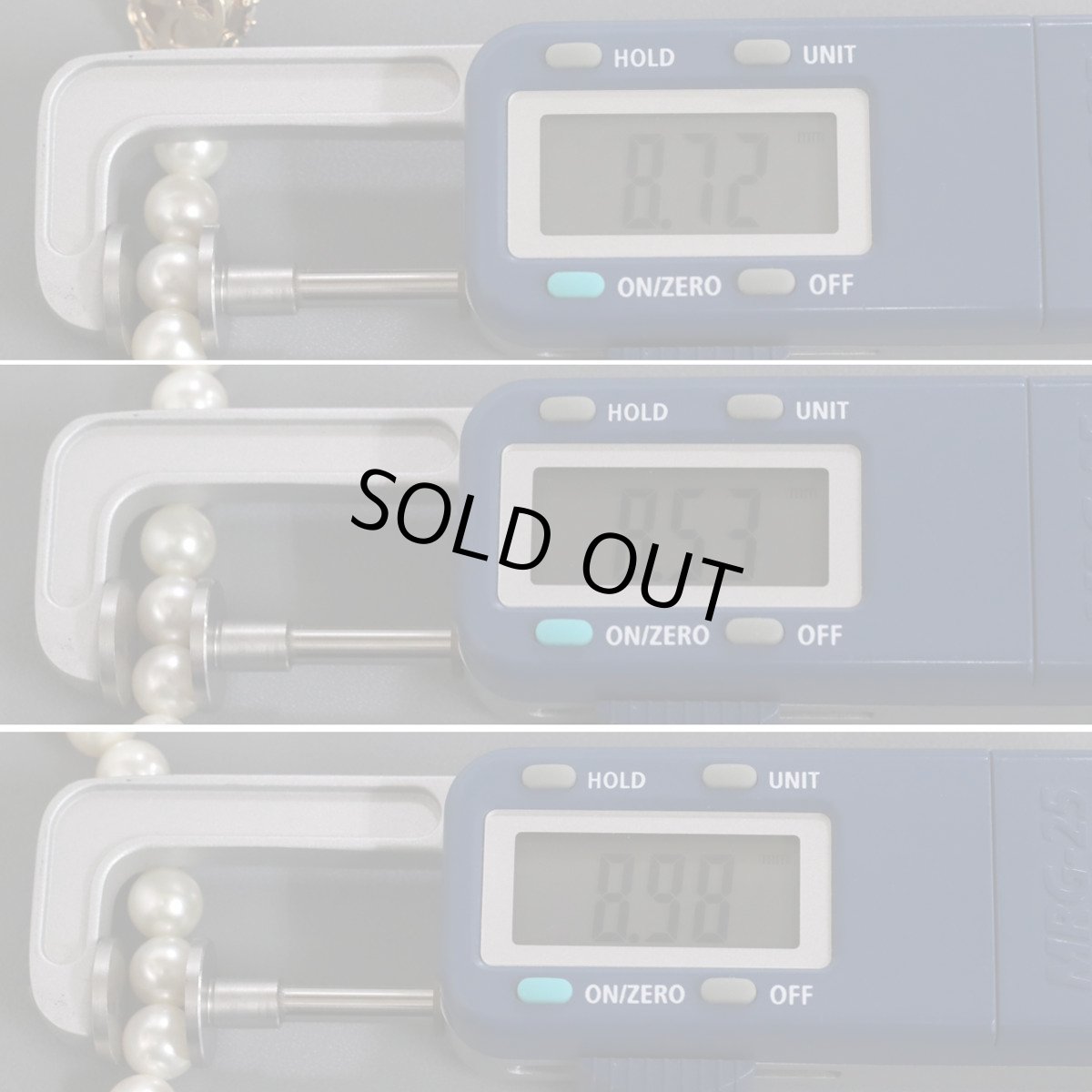 画像6: ロングパールネックレス K14金具 8.5-9.0mm 106cm (6)