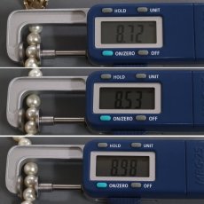 画像6: ロングパールネックレス K14金具 8.5-9.0mm 106cm (6)