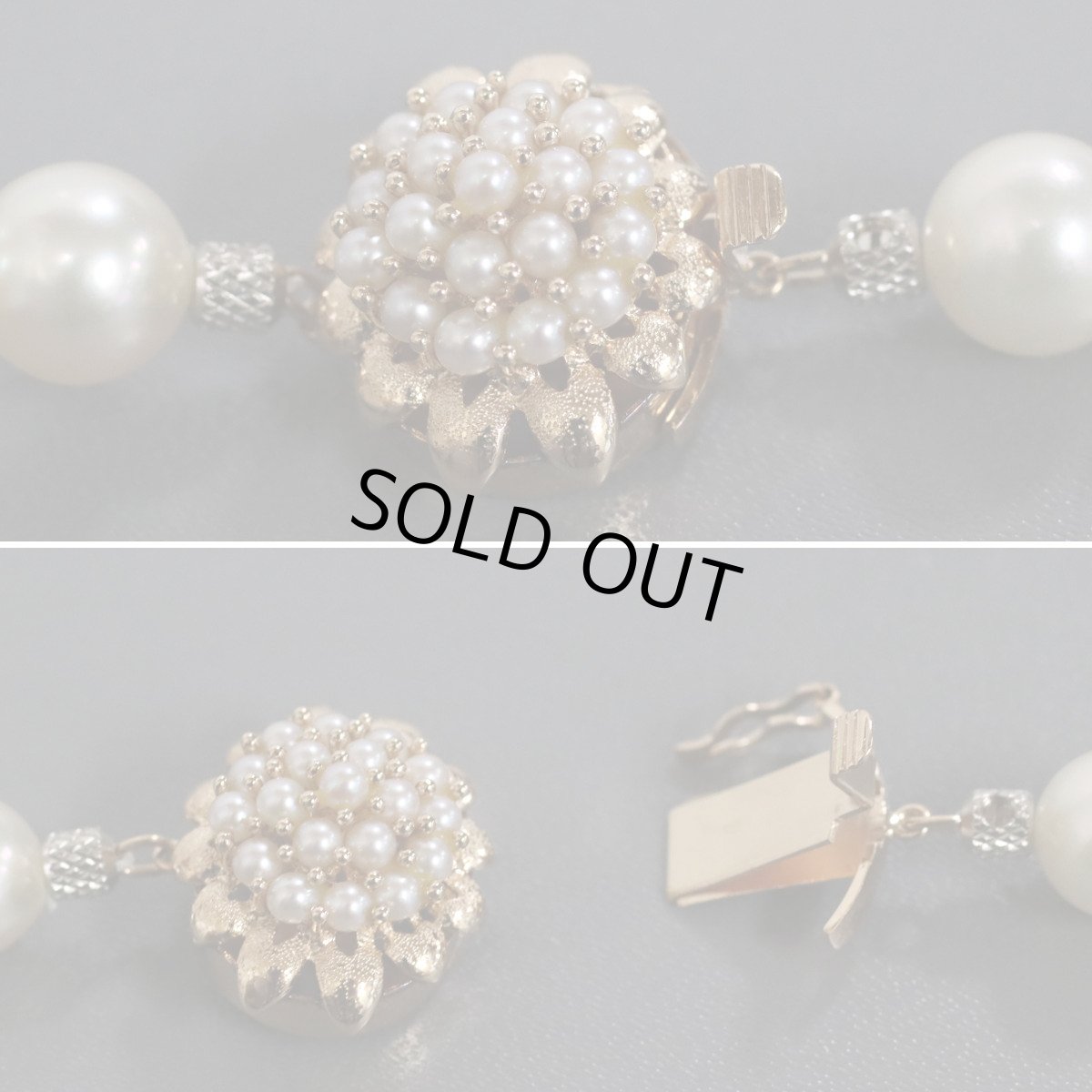 画像7: ロングパールネックレス K14金具 8.5-9.0mm 106cm (7)