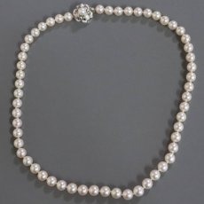 画像2: パールネックレス K14WG金具 7.0-7.5mm (2)