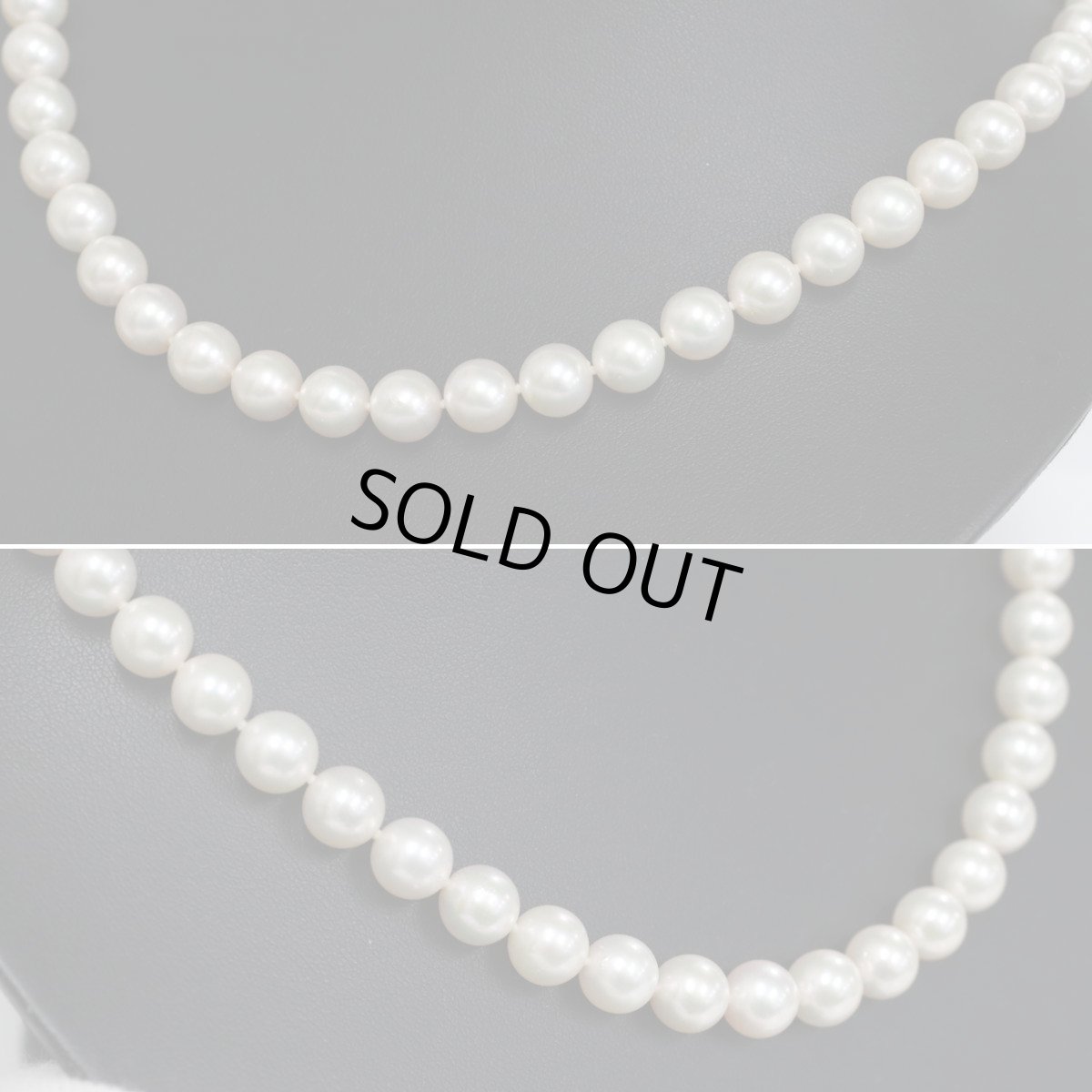 画像3: パールネックレス シルバー金具 8.0-8.5mm (3)