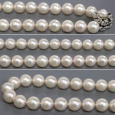 画像5: パールネックレス シルバー金具 8.0-8.5mm (5)