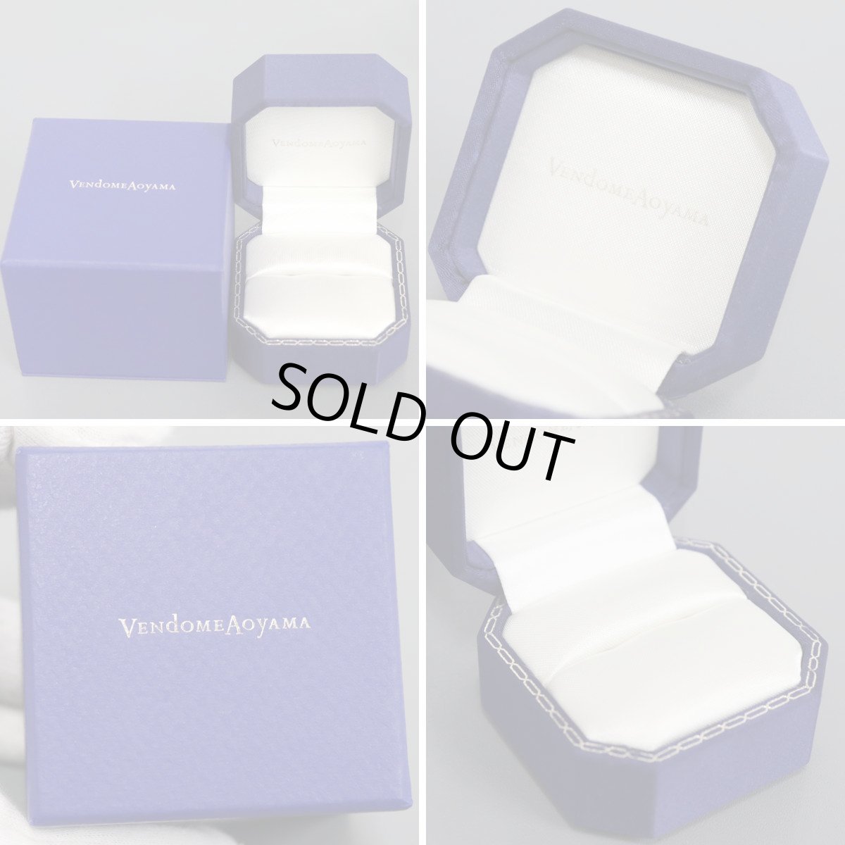 画像10: ヴァンドーム青山 K18WGダイヤモンドリング D0.29 1.8g #9 内外箱 (10)