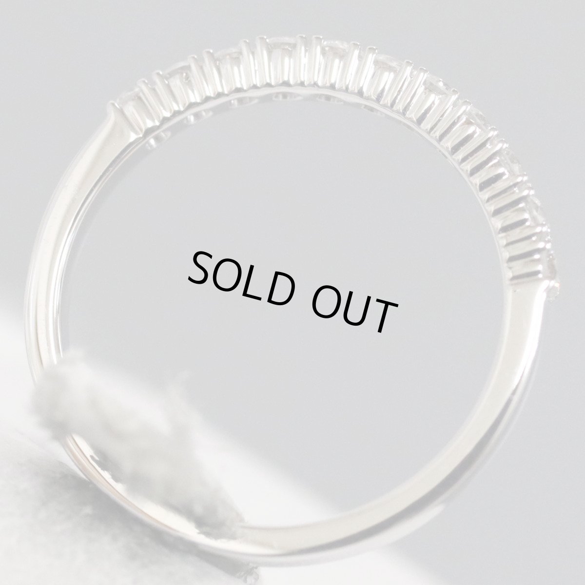 画像5: ヴァンドーム青山 K18WGダイヤモンドリング D0.29 1.8g #9 内外箱 (5)