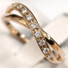 画像3: ヨンドシー K18PGダイヤモンドリング 9PD 2.7g #10 (3)