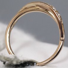 画像4: ヨンドシー K18PGダイヤモンドリング 9PD 2.7g #10 (4)