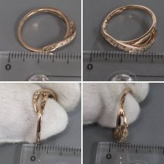 画像8: ヨンドシー K18PGダイヤモンドリング 9PD 2.7g #10 (8)