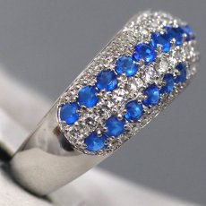 画像3: Pt950アウイナイトダイヤモンドリング A0.73 D0.59 6.8g #12 ソーティング (3)