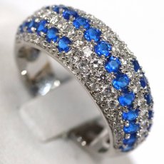 画像4: Pt950アウイナイトダイヤモンドリング A0.73 D0.59 6.8g #12 ソーティング (4)