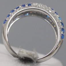 画像5: Pt950アウイナイトダイヤモンドリング A0.73 D0.59 6.8g #12 ソーティング (5)