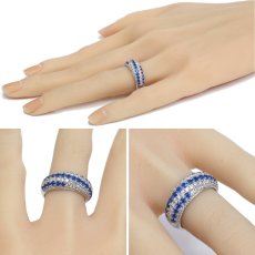 画像9: Pt950アウイナイトダイヤモンドリング A0.73 D0.59 6.8g #12 ソーティング (9)