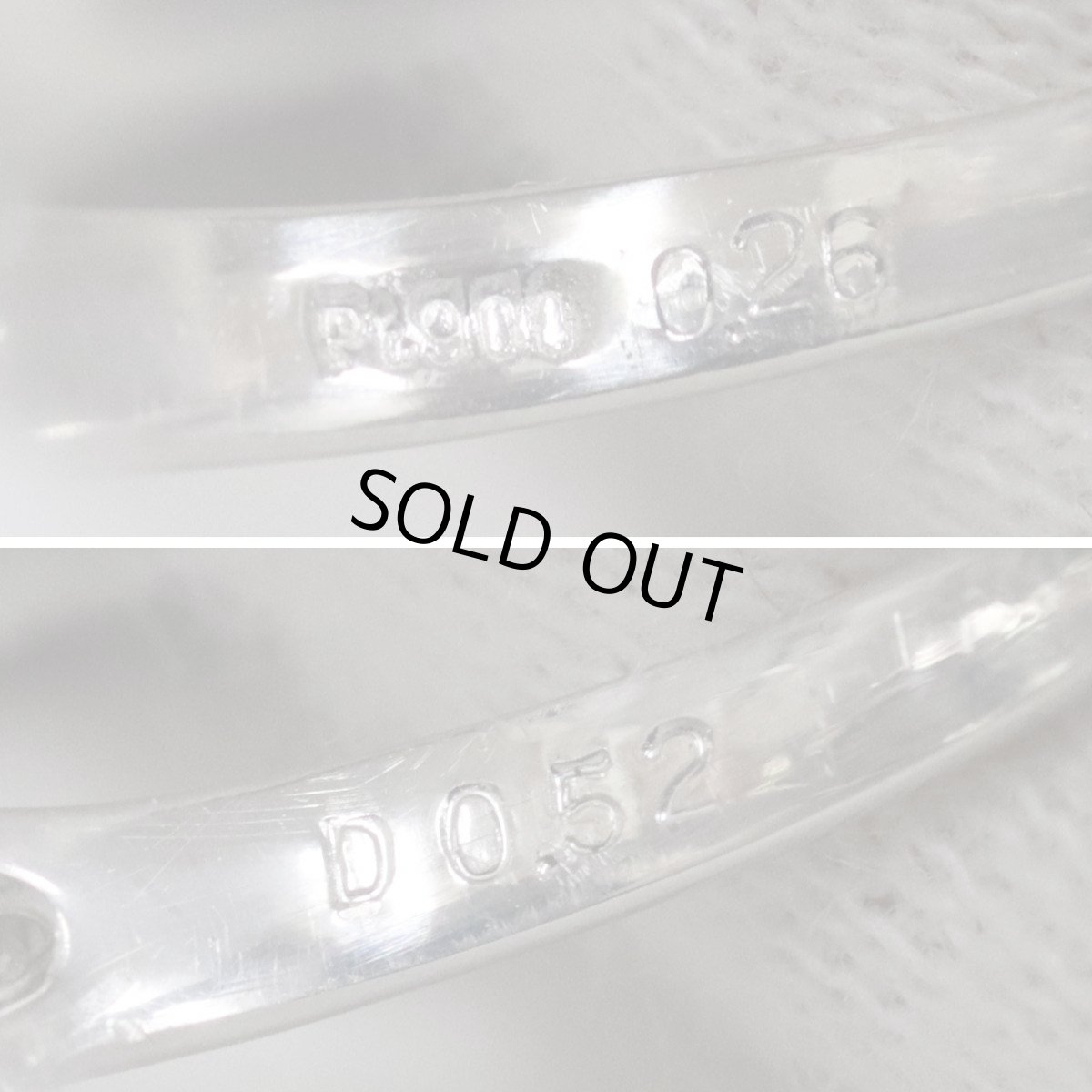 画像7: Pt900アレキサンドライトダイヤモンドリング A0.26 D0.52 4.3g #11 鑑別書 (7)