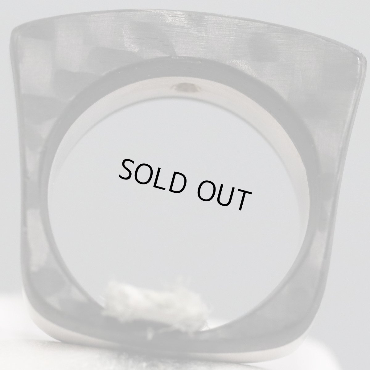 画像5: 750/カーボンダイヤモンドリング 13.2g #15.5 (5)