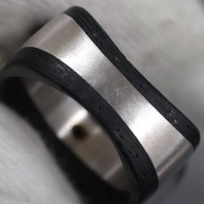画像7: 750/カーボンダイヤモンドリング 13.2g #15.5 (7)