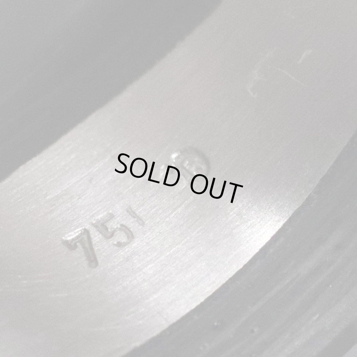 画像8: 750/カーボンダイヤモンドリング 13.2g #15.5 (8)