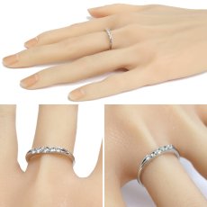 画像10: K18WGダイヤモンドリング 5PD 2.6g #14 (10)