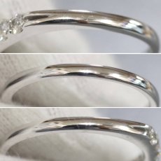 画像6: K18WGダイヤモンドリング 5PD 2.6g #14 (6)