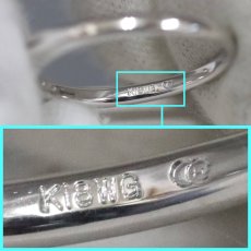 画像7: K18WGダイヤモンドリング 5PD 2.6g #14 (7)