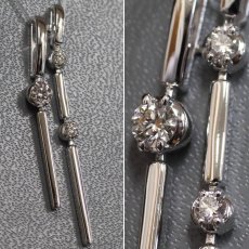 画像2: タサキ K18WGダイヤモンドペンダントトップ D0.37 4.8g (2)