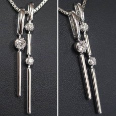 画像8: タサキ K18WGダイヤモンドペンダントトップ D0.37 4.8g (8)
