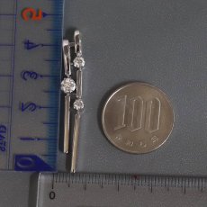 画像9: タサキ K18WGダイヤモンドペンダントトップ D0.37 4.8g (9)