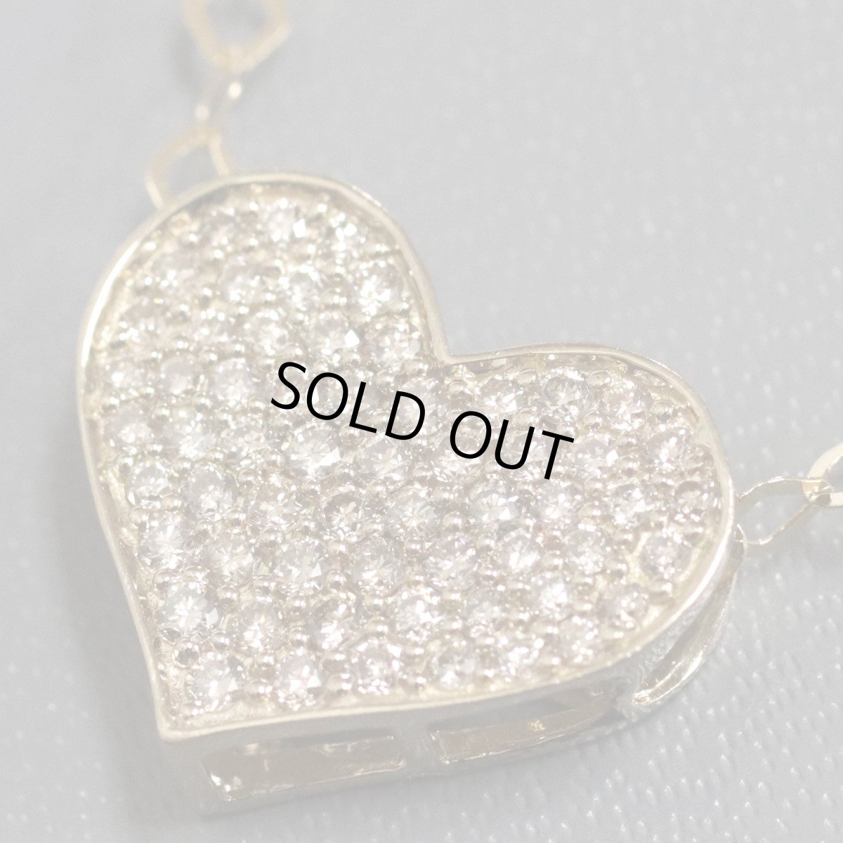 画像2: 750/K18ダイヤモンドペンダント D0.50 3.6g 50cm (2)