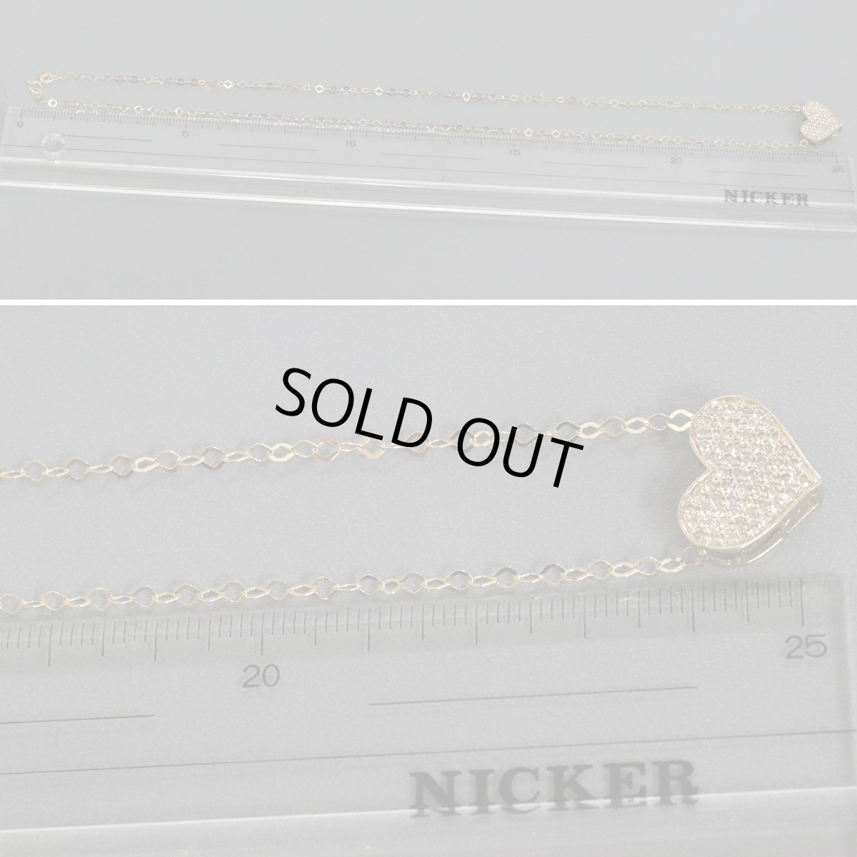 画像8: 750/K18ダイヤモンドペンダント D0.50 3.6g 50cm (8)