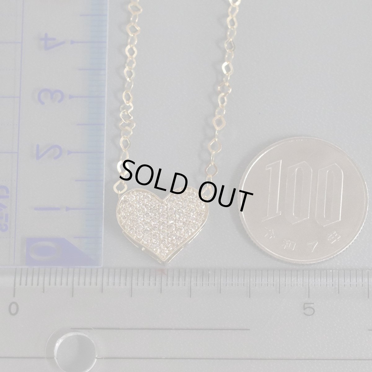 画像9: 750/K18ダイヤモンドペンダント D0.50 3.6g 50cm (9)