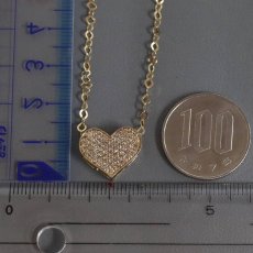 画像9: 750/K18ダイヤモンドペンダント D0.50 3.6g 50cm (9)