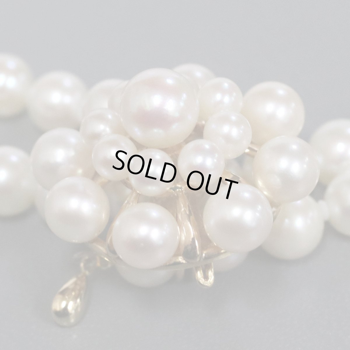 画像6: 2連パールネックレス K18金具 6mm 50cm (6)