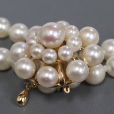 画像6: 2連パールネックレス K18金具 6mm 50cm (6)